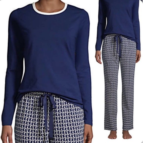 Lands' End Intimates & Sleepwear Lands End Lighthouse Knit Pull On